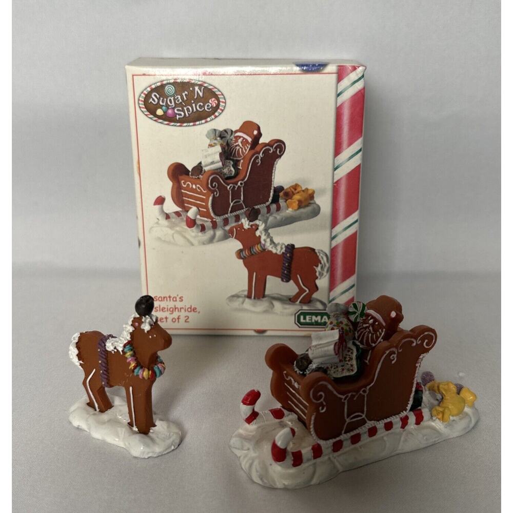 Lemax Multicolor Santa's Sleighride Christmas Village 2.28 in.
